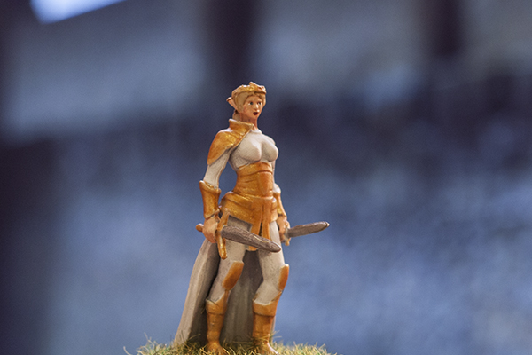 heroic townfolk miniatures elven royalty